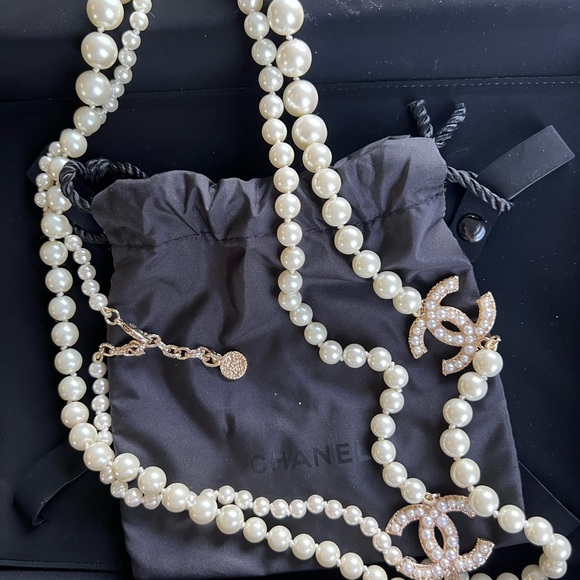 CHANEL Jewelry - Chanel Authentic Pearl Anniversary Necklace